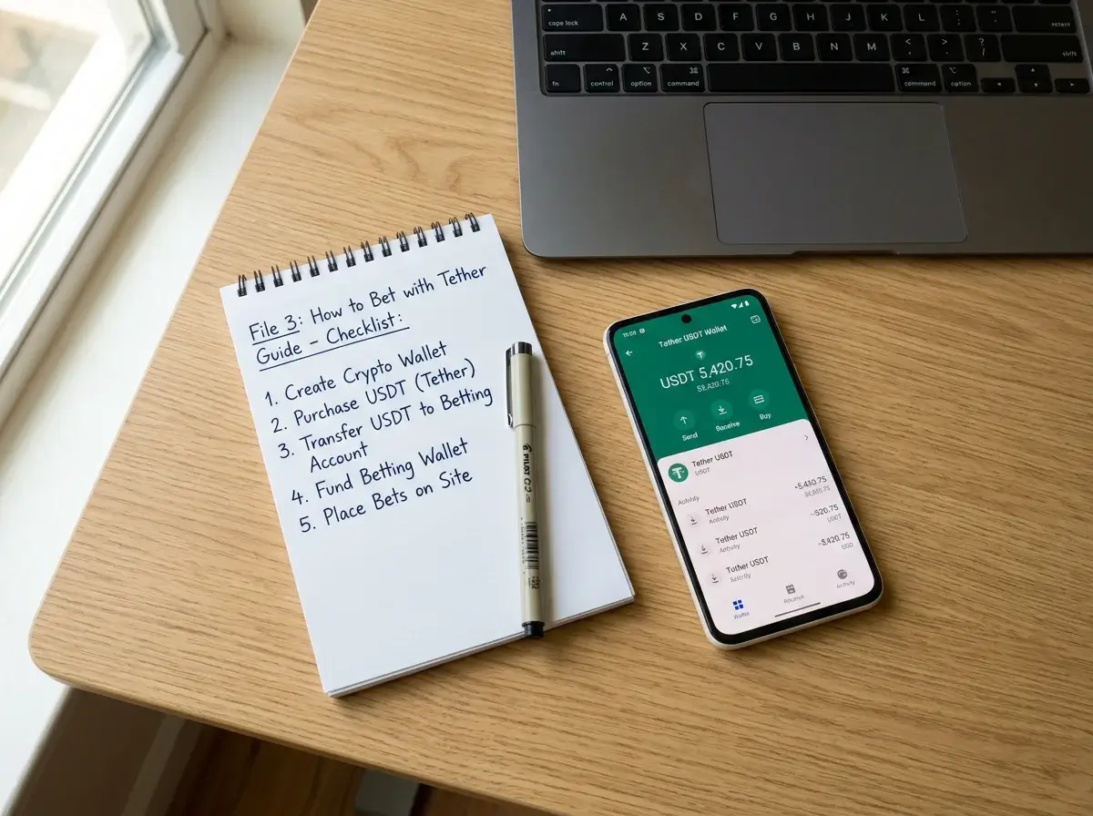 How to Bet With Tether: Step-by-Step USDT Wagering Guide